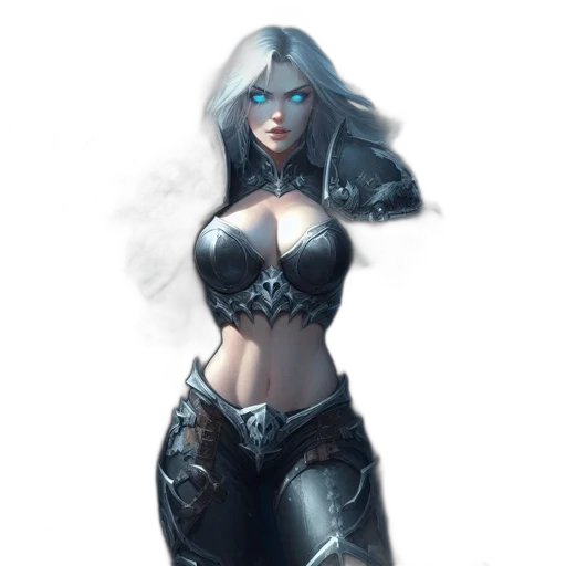 dress, fantasy art, concept art, comic book art transparent PNG cut-out