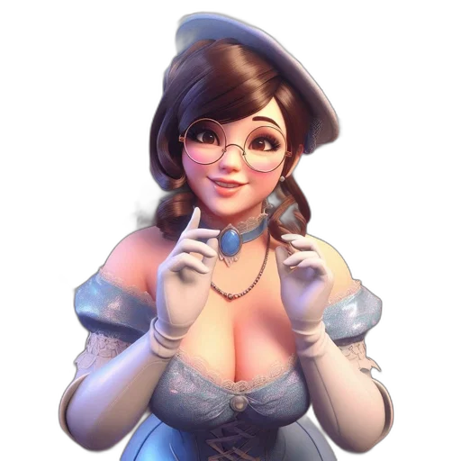 dress, staff, crown, face transparent PNG cut-out
