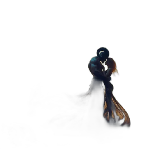 staff, hair, creature, robot transparent PNG cut-out