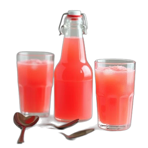 bottle, food, weapon, 3d render transparent PNG cut-out