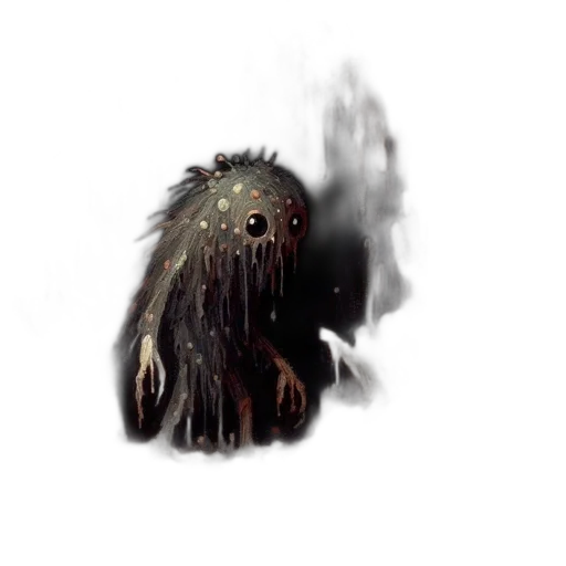 creature, hair, animal, mask transparent PNG cut-out