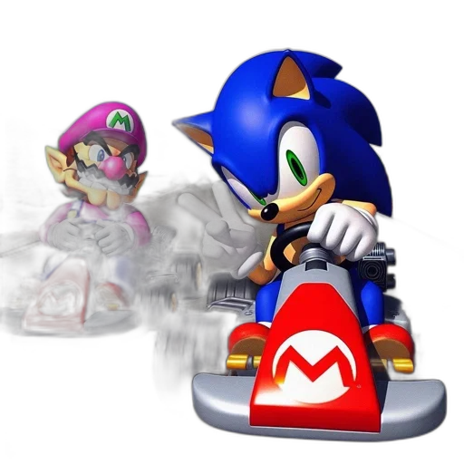 3d render, concept art, vaporwave, pixel art transparent PNG cut-out