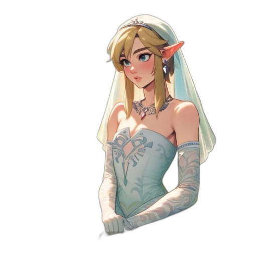 dress, crown, face, jewelry transparent PNG cut-out