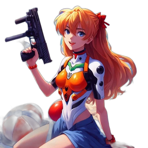 weapon, robot, staff, animal transparent PNG cut-out