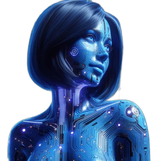 robot, face, cyberpunk, concept art transparent PNG cut-out
