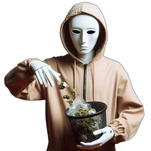 mask, food, vaporwave, concept art transparent PNG cut-out