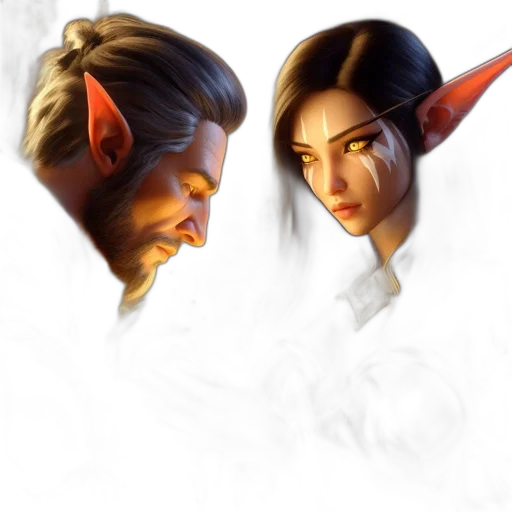 face, staff, mask, concept art transparent PNG cut-out