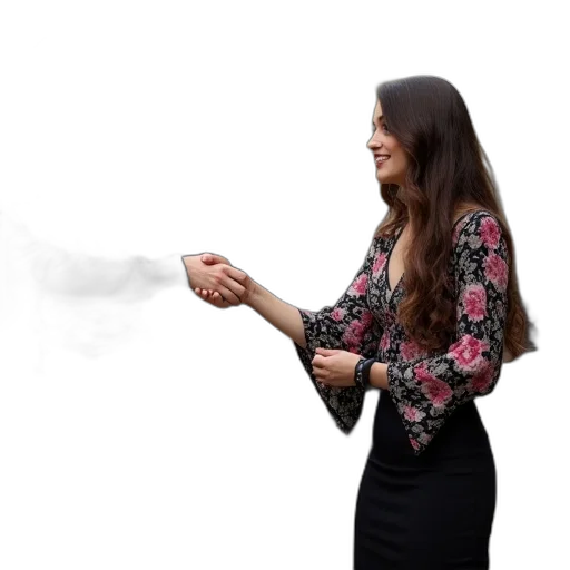 staff, weapon, jacket, dress transparent PNG cut-out