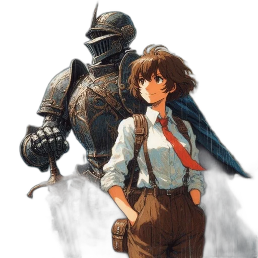 robot, weapon, jacket, concept art transparent PNG cut-out