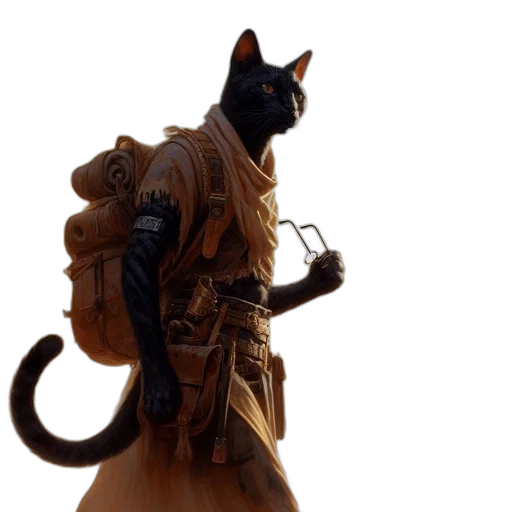 staff, dress, animal, robot transparent PNG cut-out