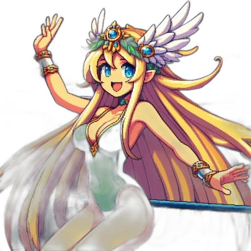 crown, staff, dress, concept art transparent PNG cut-out