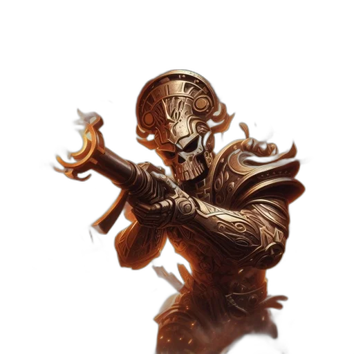 staff, mask, weapon, creature transparent PNG cut-out