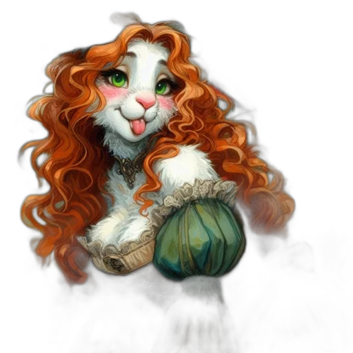 fantasy art, concept art, watercolor, pixel art transparent PNG cut-out