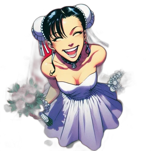 dress, cartoon, anime, watercolor transparent PNG cut-out