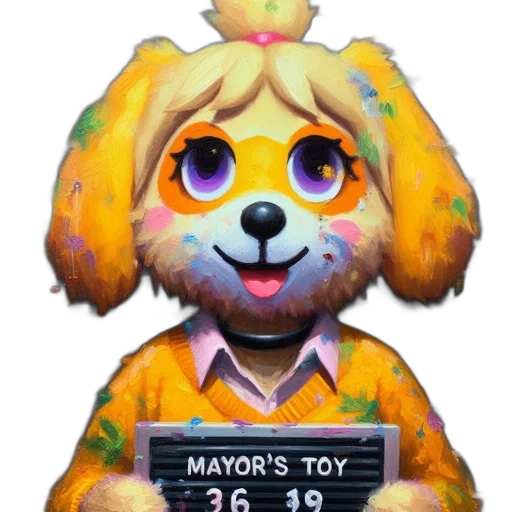 staff, animal, concept art, 3d render transparent PNG cut-out
