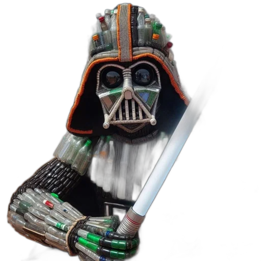 mask, robot, staff, weapon transparent PNG cut-out