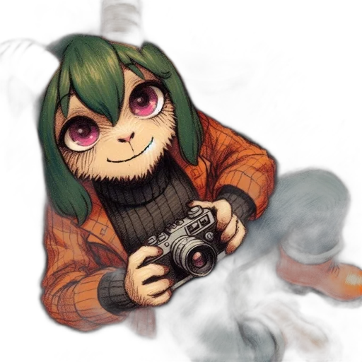 jacket, weapon, creature, mask transparent PNG cut-out