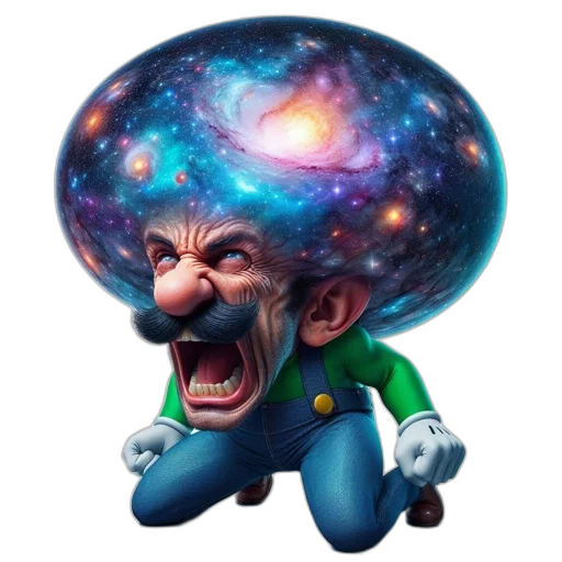 hat, creature, hair, face transparent PNG cut-out