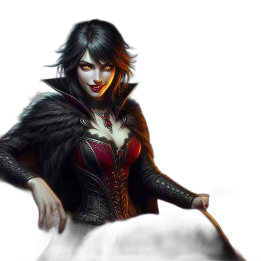 fantasy art, concept art, comic book art, photorealistic transparent PNG cut-out