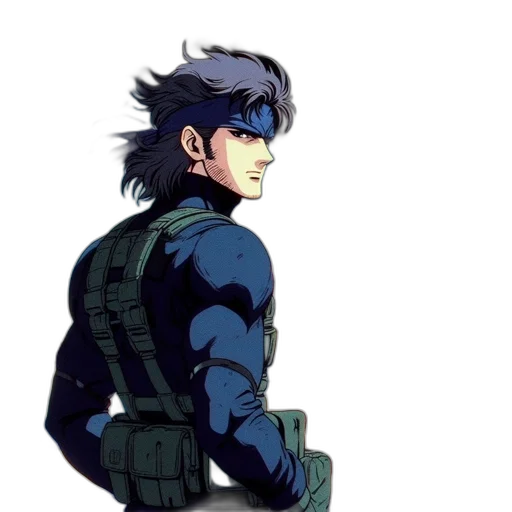 jacket, weapon, concept art, pixel art transparent PNG cut-out