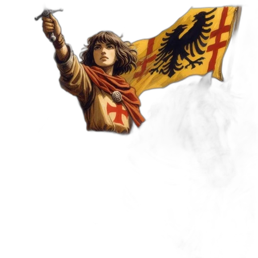dragon, staff, sword, fantasy art transparent PNG cut-out