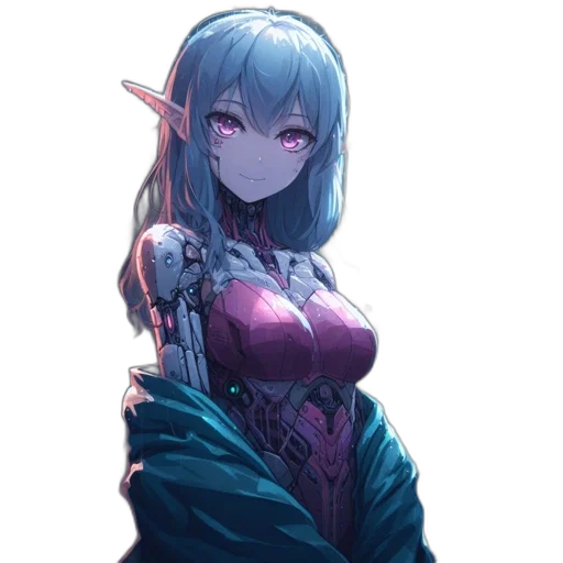 robot, dress, dragon, weapon transparent PNG cut-out