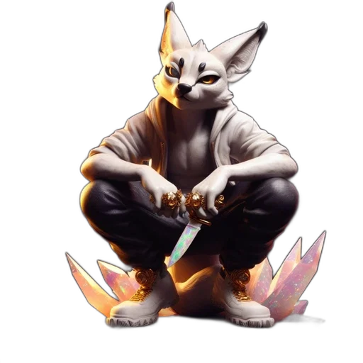 staff, jewelry, jacket, weapon transparent PNG cut-out