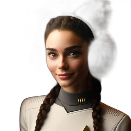 staff, robot, face, jacket transparent PNG cut-out
