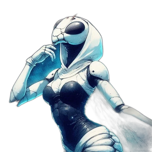 robot, mask, sword, weapon transparent PNG cut-out