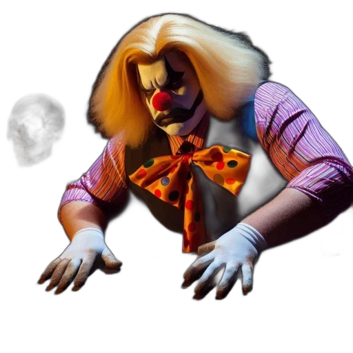 creature, mask, face, staff transparent PNG cut-out