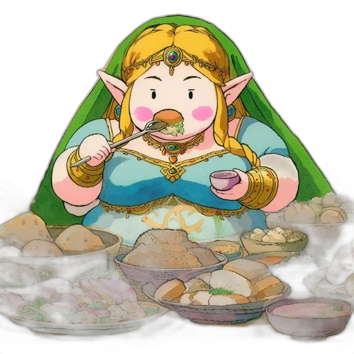 food, jewelry, crown, concept art transparent PNG cut-out