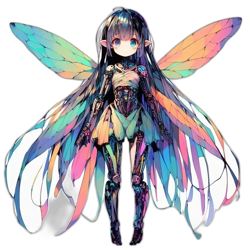 creature, dress, pixel art, concept art transparent PNG cut-out