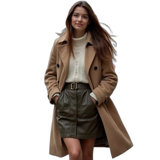 jacket, photorealistic, earth tones, dark transparent PNG cut-out
