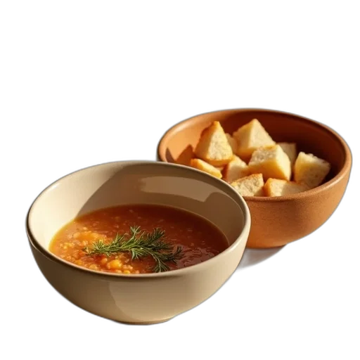 food, photorealistic, 3d render, bowl transparent PNG cut-out