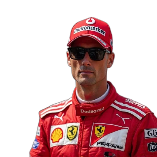 face, schumacher, racing, driver transparent PNG cut-out