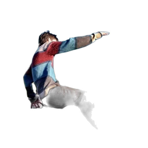 jacket, staff, concept art, 3d render transparent PNG cut-out