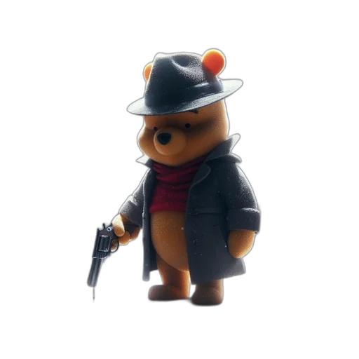 weapon, staff, animal, hat transparent PNG cut-out