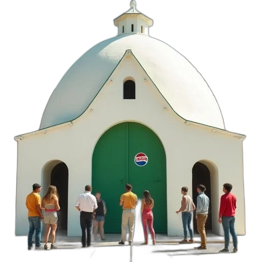 building, 3d render, concept art, group transparent PNG cut-out