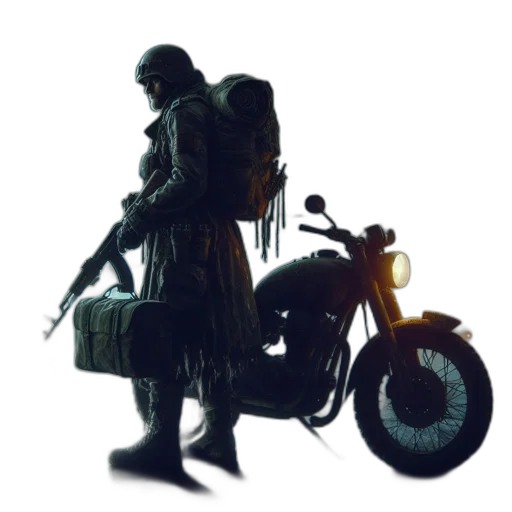 jacket, weapon, concept art, pixel art transparent PNG cut-out