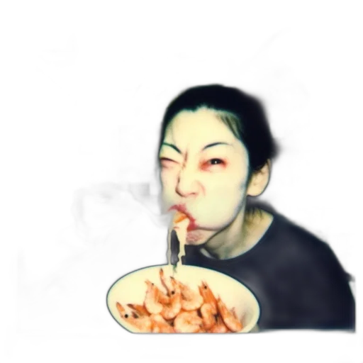food, creature, face, animal transparent PNG cut-out