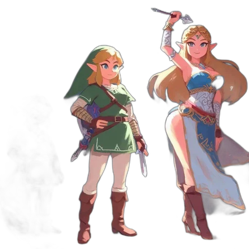 sword, dress, weapon, staff transparent PNG cut-out