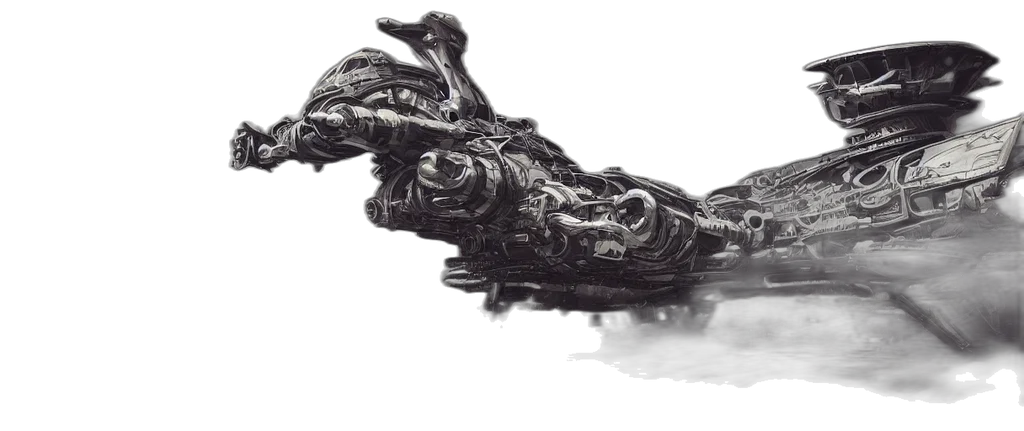 dragon, car, sword, weapon transparent PNG cut-out