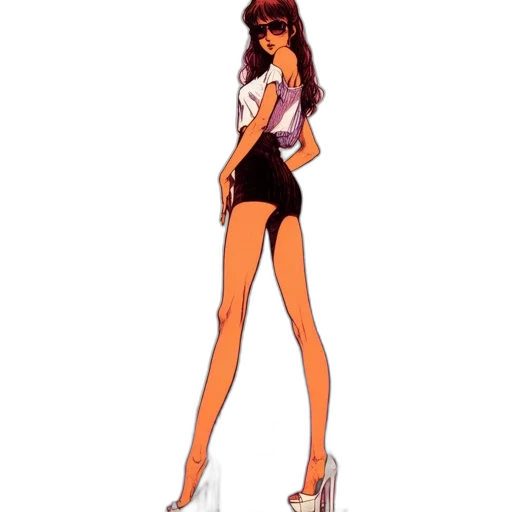 dress, concept art, cartoon, anime transparent PNG cut-out
