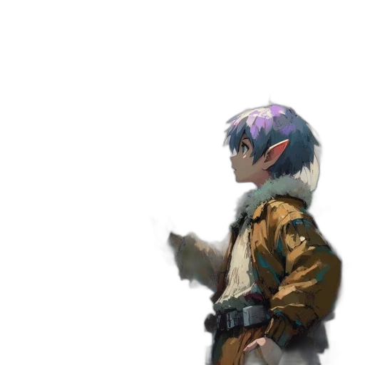 jacket, weapon, robot, sword transparent PNG cut-out