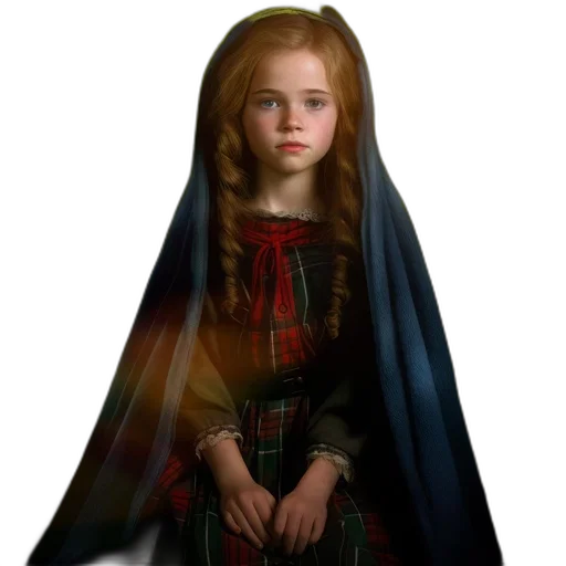 dress, crown, face, hair transparent PNG cut-out