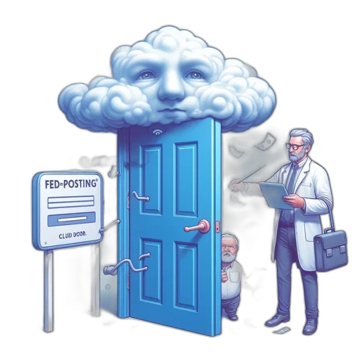 odd, scene, humanoid, cloud transparent PNG cut-out