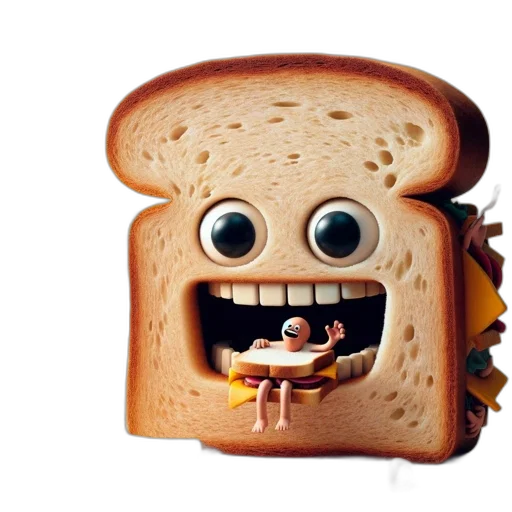 food, animal, face, creature transparent PNG cut-out