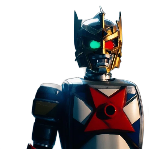 robot, mask, 3d render, concept art transparent PNG cut-out