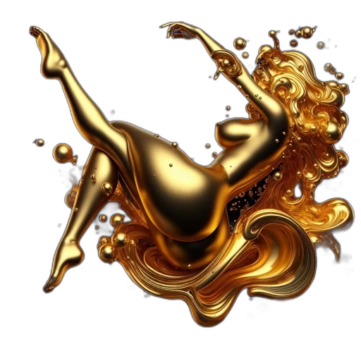jewelry, hair, staff, photorealistic transparent PNG cut-out