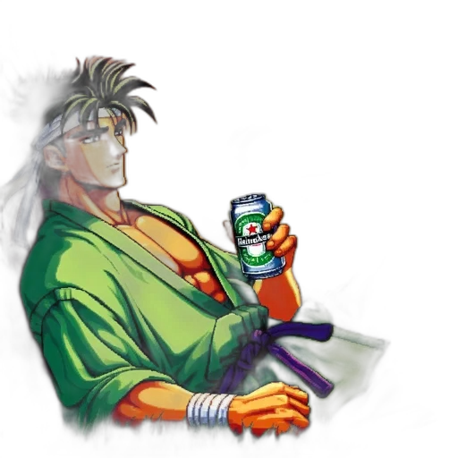 staff, jacket, bottle, weapon transparent PNG cut-out